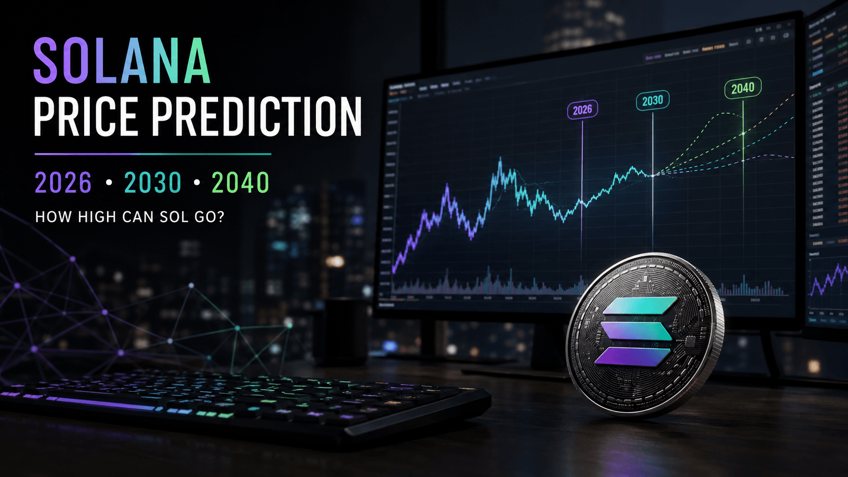 Solana Price Prediction 2026, 2030 & 2040: How High Can SOL Go?
