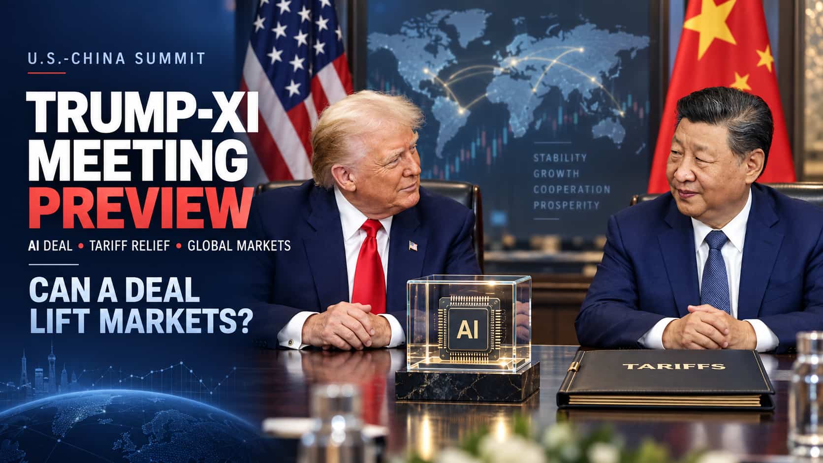 Trump-Xi Meeting Preview: Can an AI Deal and Tariff Relief Lift Global Markets?