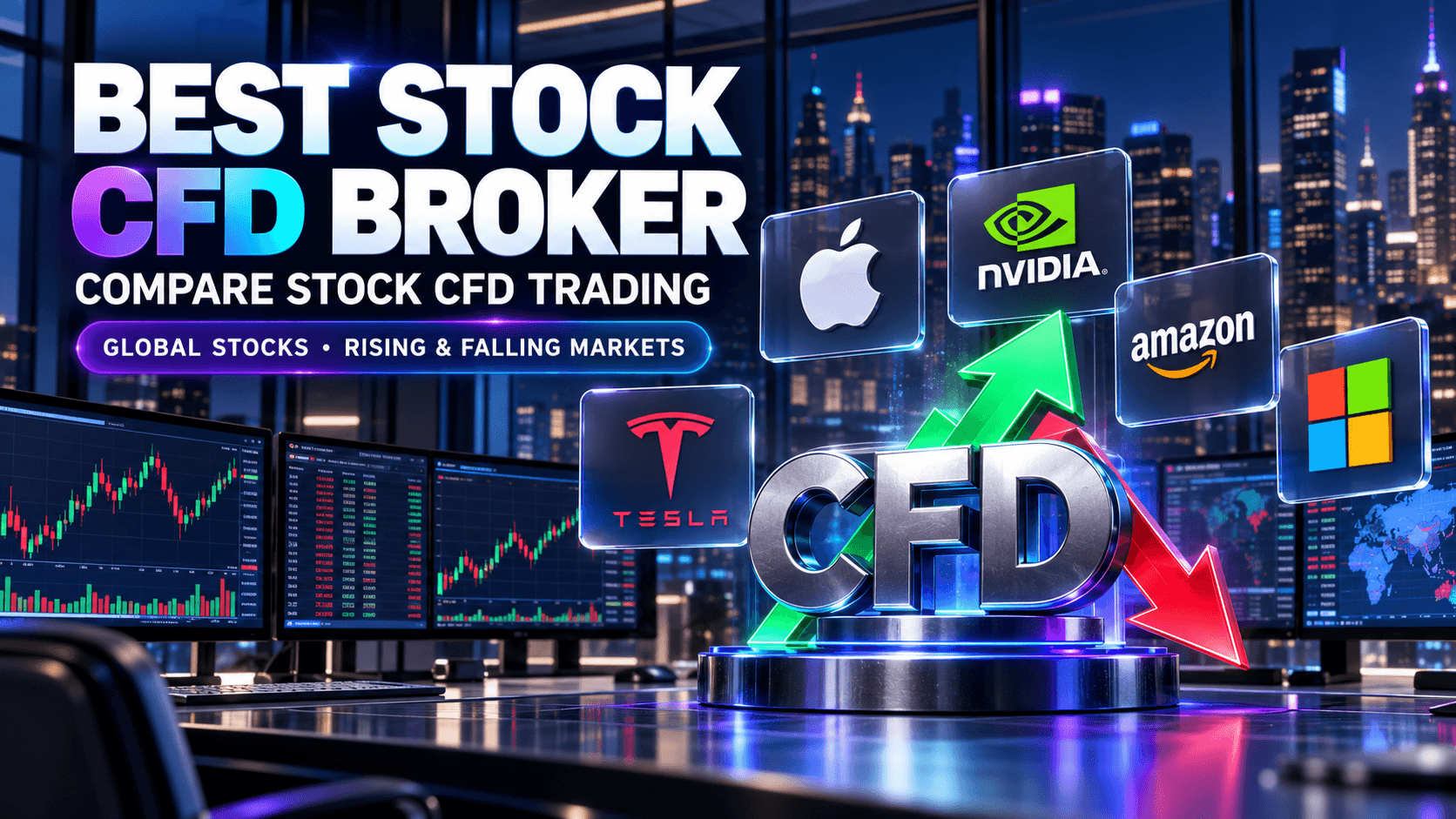 Best Stock CFD Broker in 2026: 9 Platforms Compared