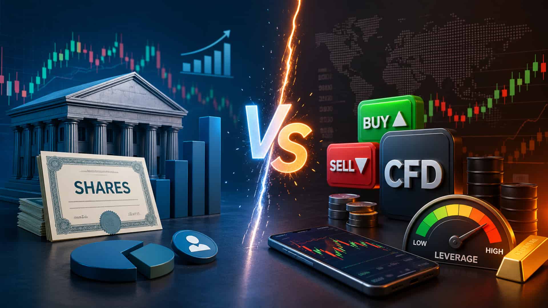 Share Trading vs CFD Trading: Key Differences for Beginners