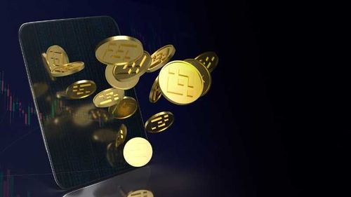 Cryptocurrency coins flowing from a digital tablet into darkness